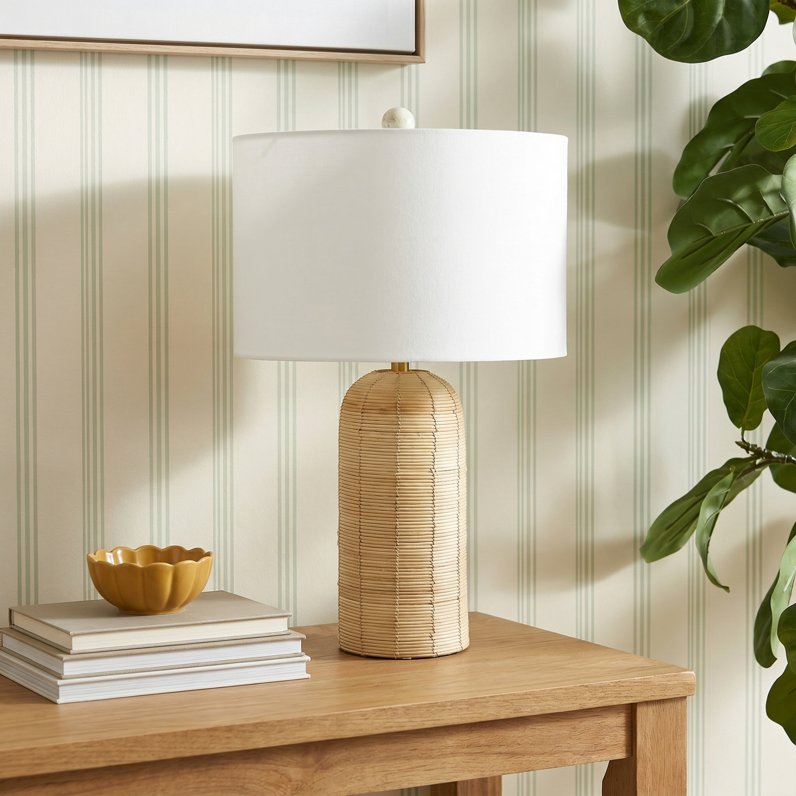 Riley Wicker/Rattan Table Lamp