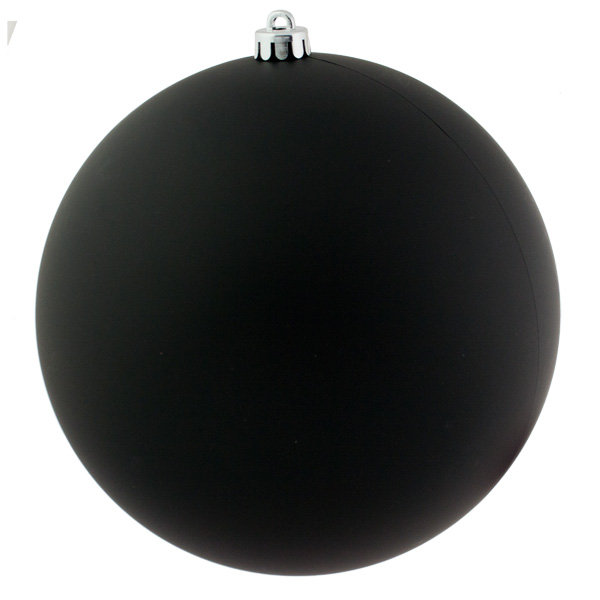 Ball Ornament, 20cm H x 20cm W, Black