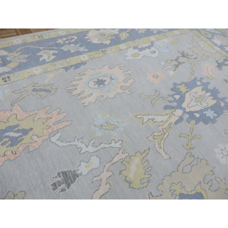 Tapis unique gris de 10 pi 1 po x 14 pi 2 po