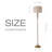 Keyjuan 62.4'' Bronzed Traditional Floor Lamp