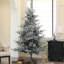 Arbre de Noël artificiel 7,5 pi avec base en métal pliable
