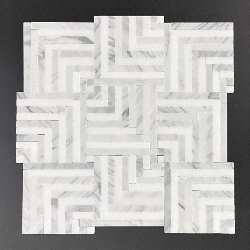 Natural Stone Mosaic Wall & Floor Tile, Thassos White