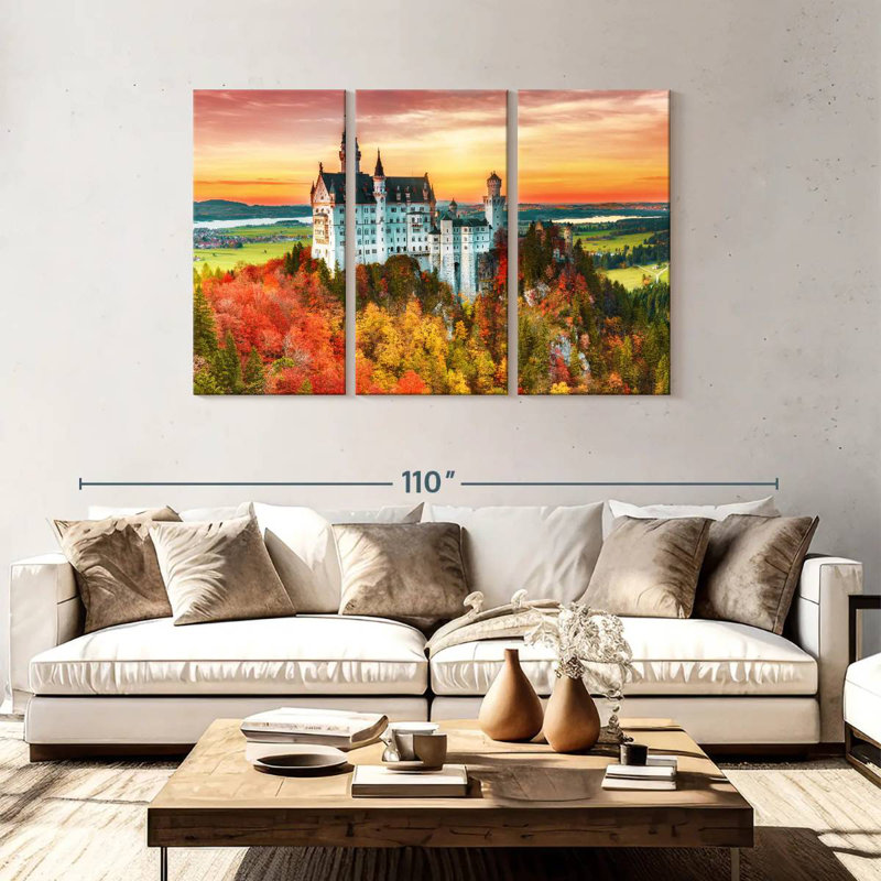 Neuschwanstein, H 48 po x l 74 po