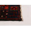 Tapis rouge fait à la main de conception unique 4 pi 3 po x 7 pi 9 po Andelz