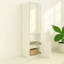 Système de placard modulaire en bois avec miroir Elise