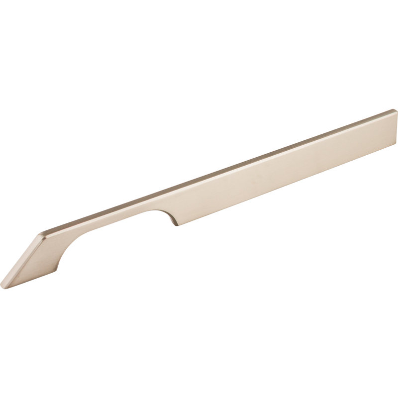 Tapered Bar pull, Brushed Satin Nickel, 12" Center to Center