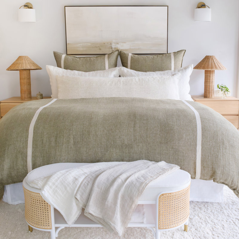 Logan Medium Body Pillow, Olive