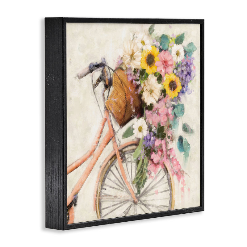Art de giclée encadrée noire par Nina Blue, H 24 po x l 24 po, Giclée encadrée noir minuit