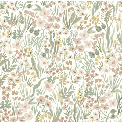 Rifle Paper Co. Lea Self-Adhesive Wallpaper Roll