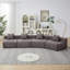 Canapé modulaire courbé Chenille-958820310