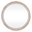 Miroir mural 30 po rond en bois massif de style campagnard, miroirs décoratifs rustiques Boho pour salle de bain, miroir mural Shabby Chic pour vestibule de salle de bain
