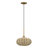 Aliane 1 Light Antique Gold Leaf Pendant