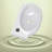 16.9 X 11.3 X 5.9 In. Ceramic Wall-Mounted Bathroom Mini Vessel Sink With Single Wall Hung Left Faucet Hole In White