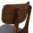 Didmarton Cotton Ladder Back Side Chair in Medium Brown