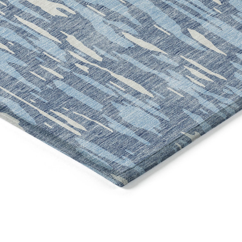 Tapis rectangulaire Aleighna avec envers antidérapant, Rectangulaire 3 pi x 5 pi
