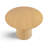 5-Piece Oak Veneer Dining Set with 42" Round Table & 4 Linen Chairs-101096145