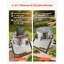 Tondeuse électrique et manuelle 16 po, acier inoxydable, 2 en 1