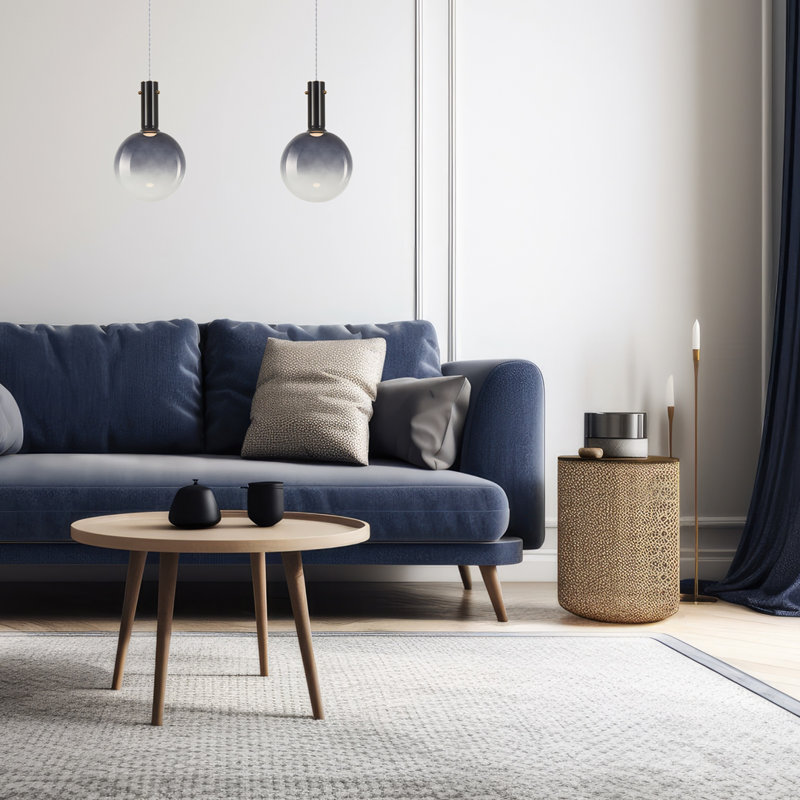 Toronto 1 - Light Sphere Pendant, White/Grey