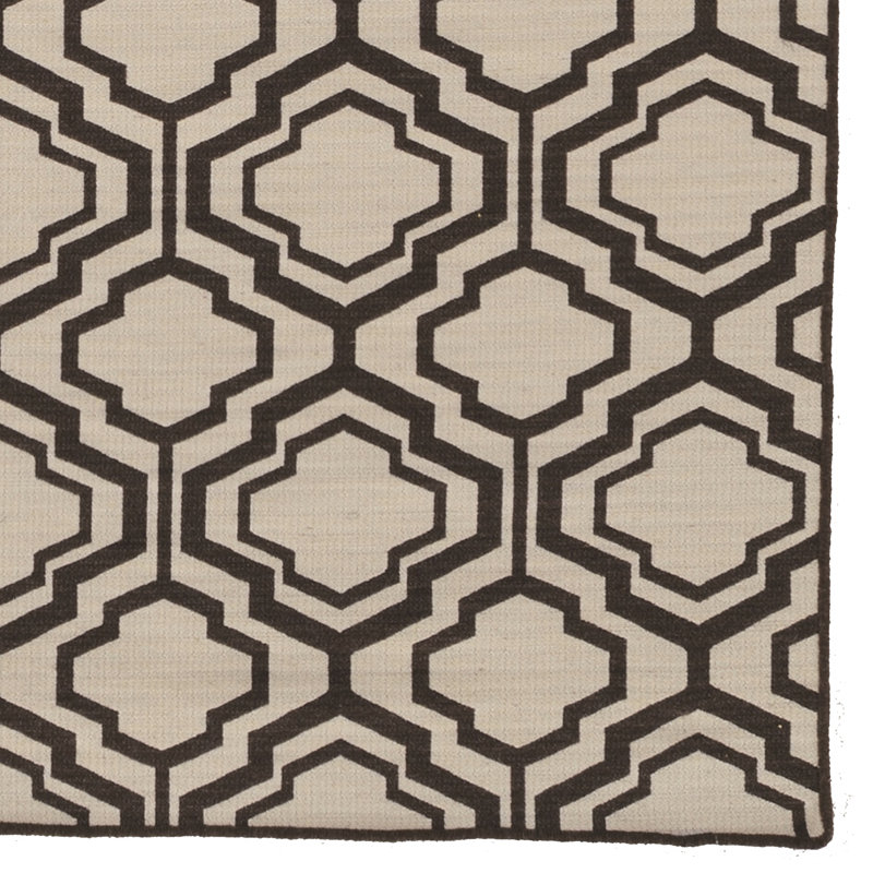 Bloomfield Hills Wool Geometric Indoor Rug, Rectangle 5' x 8'