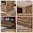 48" Farmhouse Coffee Table for Living Room, Wood Coffee Table with Storage, Rectangular Table Center Table with 2 Drawers, Large Tabletop Dining Table for Home Living Room-808658753