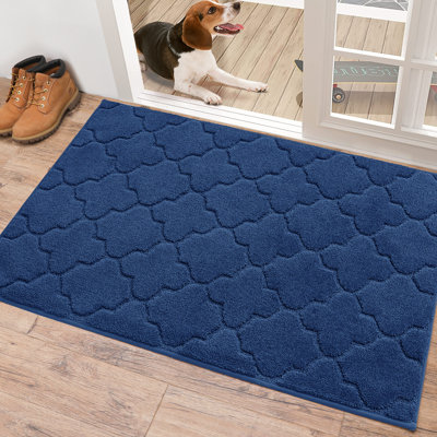 Non-Slip Geometric Doormat