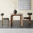 Brown Rectangular Solid Wood Dining Table-1994203464