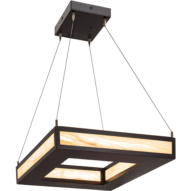 Luminaire suspendu unique à 5 lumières Pegasus, Crème / Ivoire, Ancien monde