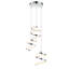 Nyah 3 Light Built-in, Integrated LED Modern Spiral Cluster Pendant Light - 38x38x127cm, 3 step dimming, 3,000K Neutral white-1497001843