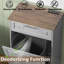 Armoire à ordures inclinable 10 gallons - Fonction de désodorisation-130181147-133633691