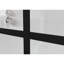 Écran de douche noir 34 po x 72 po, verre trempé, porte à installation simple noir, réglable