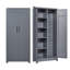 Grande armoire à outils en acier avec cadre renforcé, surface antirouille, portes verrouillables et tablettes réglables-527641737-527641735