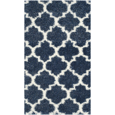 Bertl Sgm-Montreal Shag Performance Geometric Rug