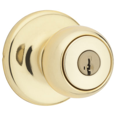 Bouton de porte à clé avec rosette rond Fairfax