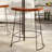 Modern Brown 25-Inch Counter Stool with Space-Saving Backless Saddle Seat-19577977-46499437