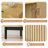 Latitude Run® 58'' 4-Door Sideboard Buffet with Storage-1289762507