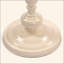 Table d'appoint ronde vintage en métal, table de chevet décorative, table basse multifonctionnelle pour petits espaces intérieurs et extérieurs (salon, chambre, terrasse).
