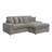 Reversible Sectional Sofa With Pillows