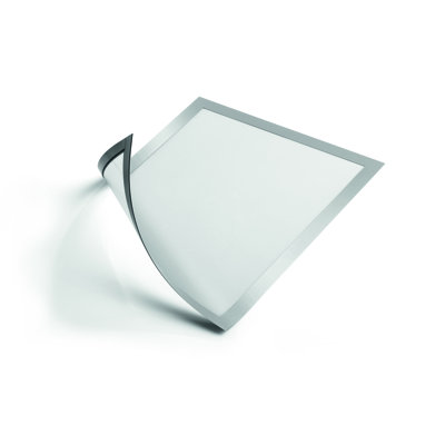 Porte-affiche magnétique argenté Duraframe Durable