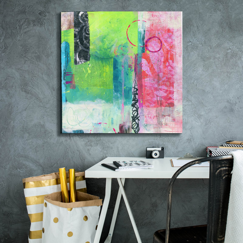 «Firenze» par Fiona Stokes-Gilbert, art mural sur toile, H 26 po x l 26 po x P 1,5 po