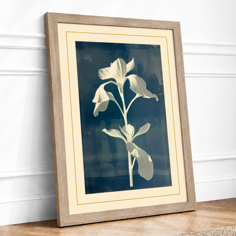 Iris Study Botanical - Print, Oak, A4 - 29.7 x 21.0 cm