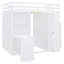 Lit superposé double avec garde-robe, bureau et tablettes-1599941442
