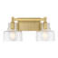 Luminaire de meuble-lavabo 2 lumières Dover en laiton chaud-486375235-486375234-486375228