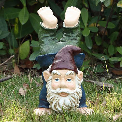 Gnome Doing Handstand