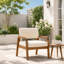 Outdoor Lounge Chair with Cushions