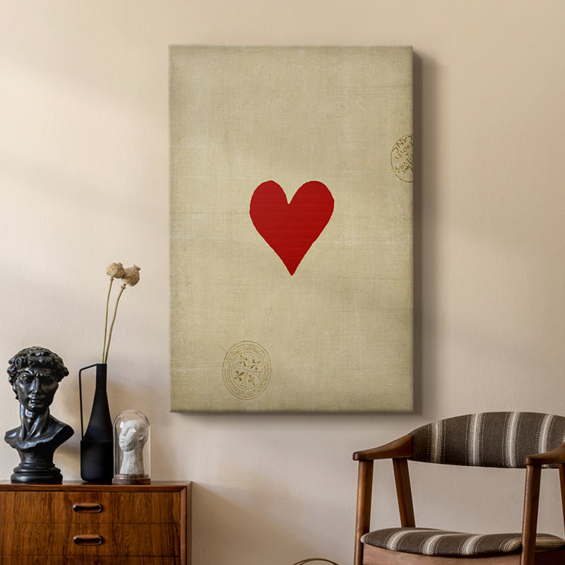 Cœur - galerie Cavas sur mesure, H 48 po x l 32 po