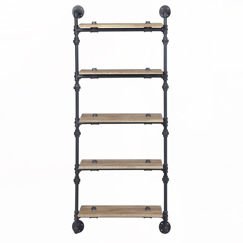 3-tier Bookcase,Shelf Rack, 59.5" H x 28.5" W x 9.5" D