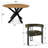 Dulcine 4 - Person Dining Table Sets With 46'' Round Table & 4 Upholstered Velvet Chairs-106913034