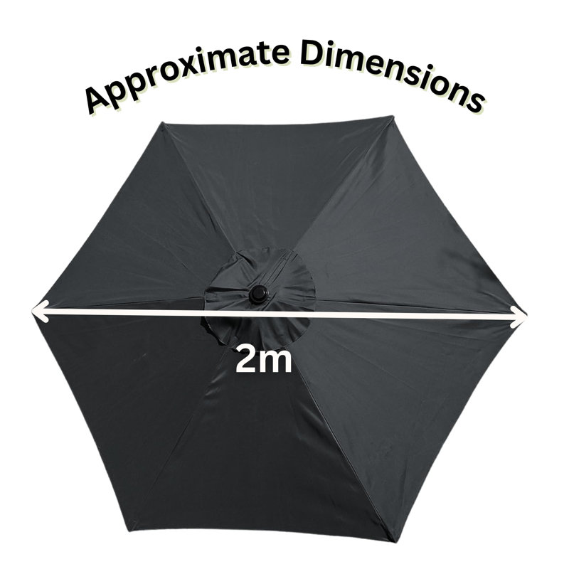 200cm Tilt Market Parasol