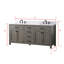 Ensemble de meuble-lavabo double 72 po Ajiya-1476141749-1476141748