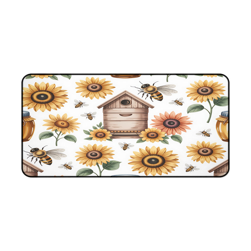 Polyester Desk Pad, 14.4x12.1